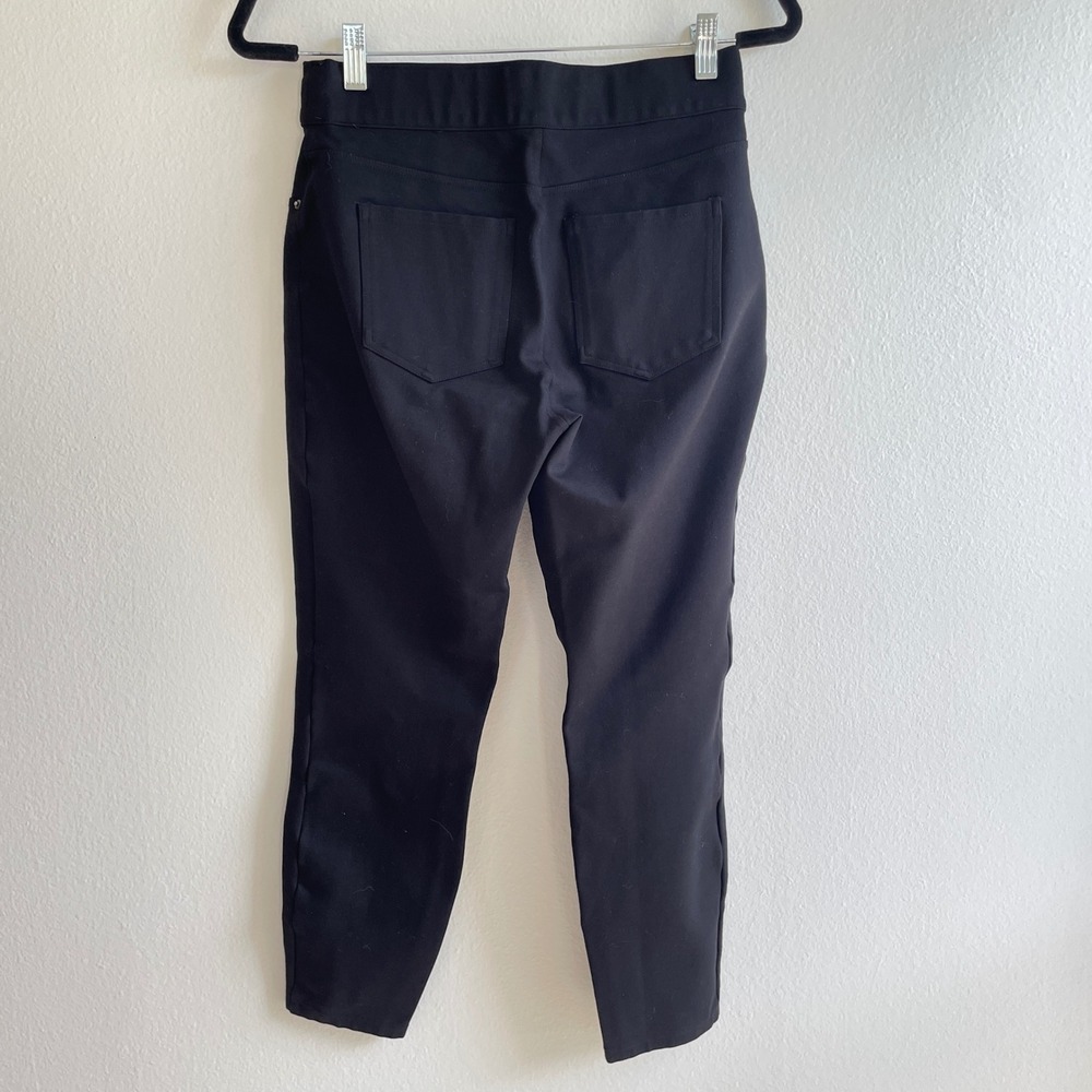 Spanx The Perfect Pant Slim Ankle Size M Black Ponte Pull On Trousers - Picture 3 of 8